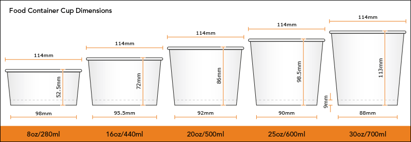 Food Container Cup